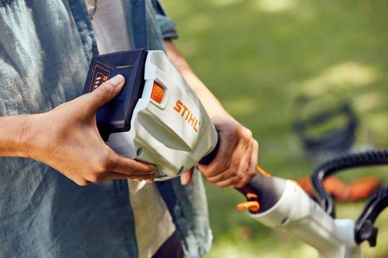 Stihl FSA57 Cordless Loop Handle Brushcutter Battery and Charger