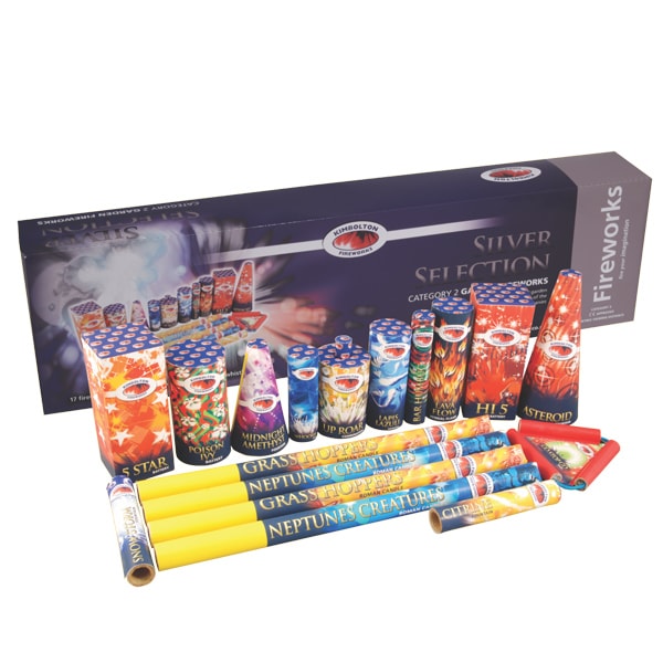 Kimbolton Silver Firework Selection Box (Click and Collect Only)