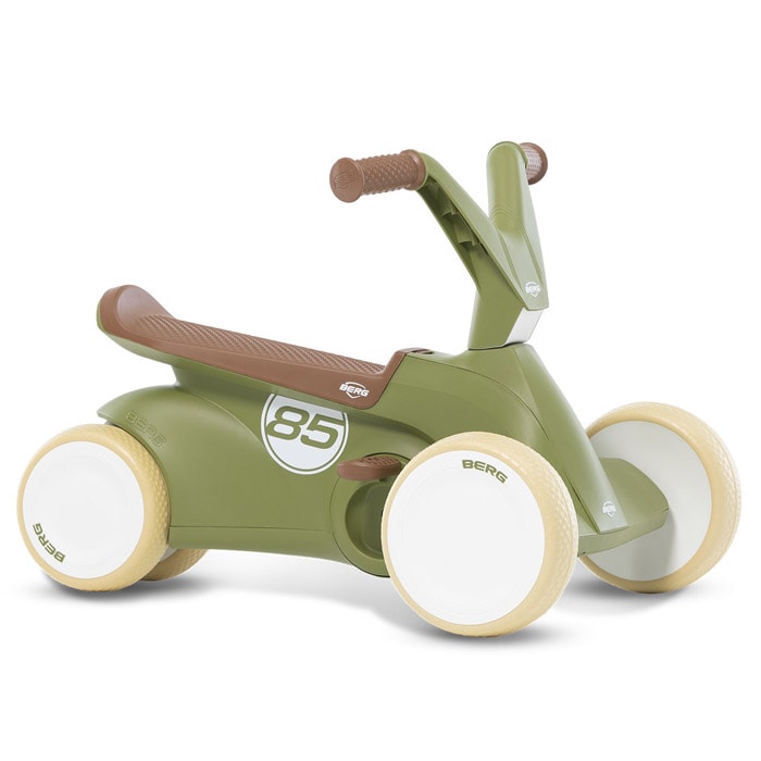 Berg Go2 Ride and Pedal Scooter Retro Green