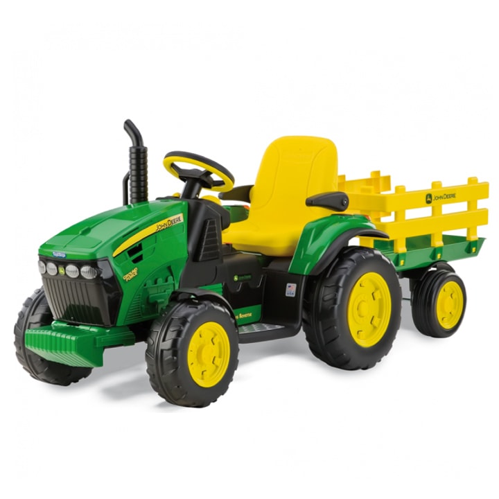 Peg Perego John Ground Force Tractor 12v Childrens Toy