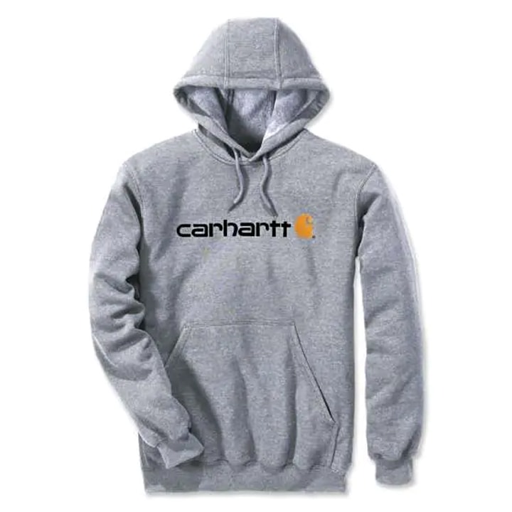 Carhartt 100074 Signature Logo Sweatshirt (Heather Grey)