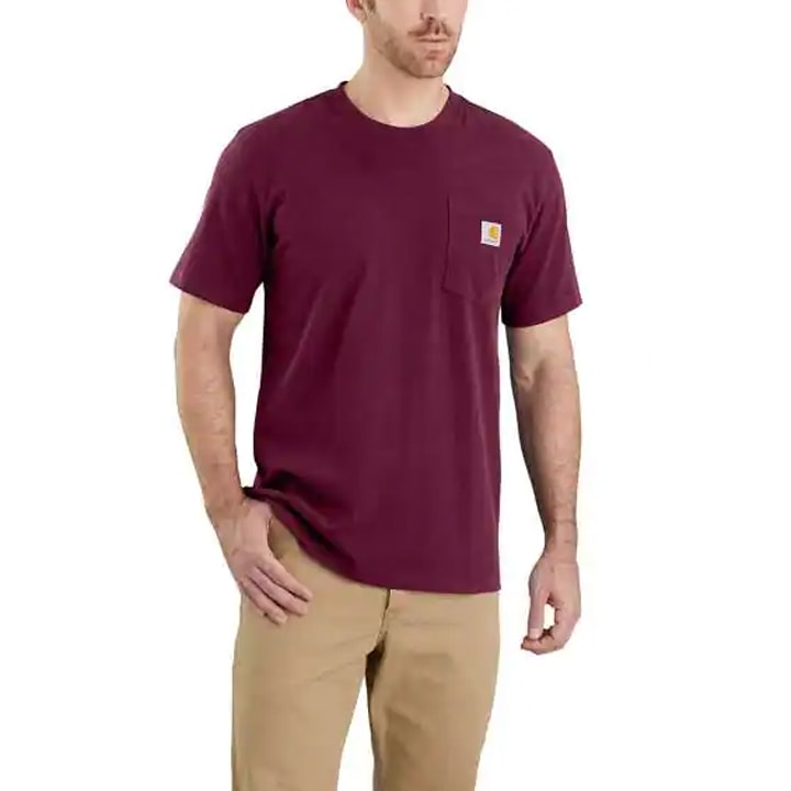 Carhartt 103296 Short Sleeve K87 T-Shirt (Port)