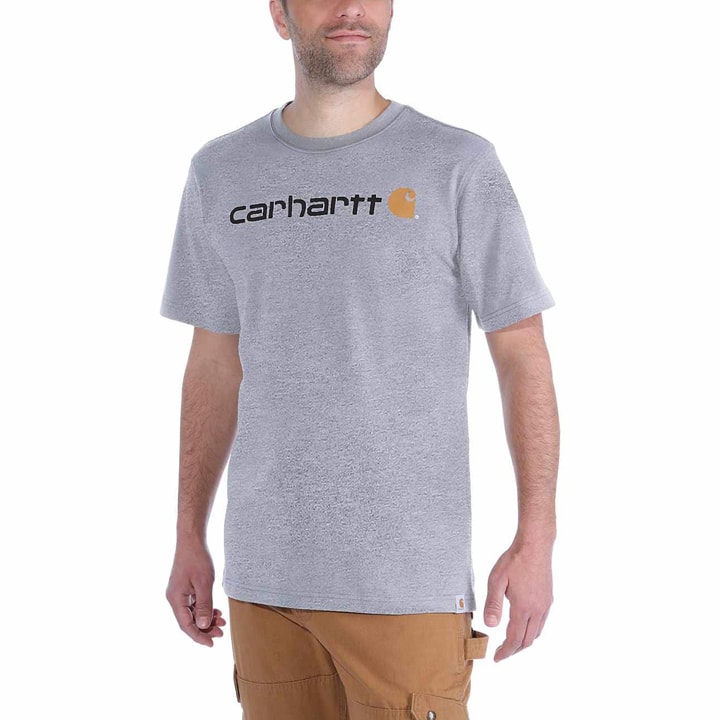 Carhartt 103361 Core Logo T-Shirt (Heather Grey)