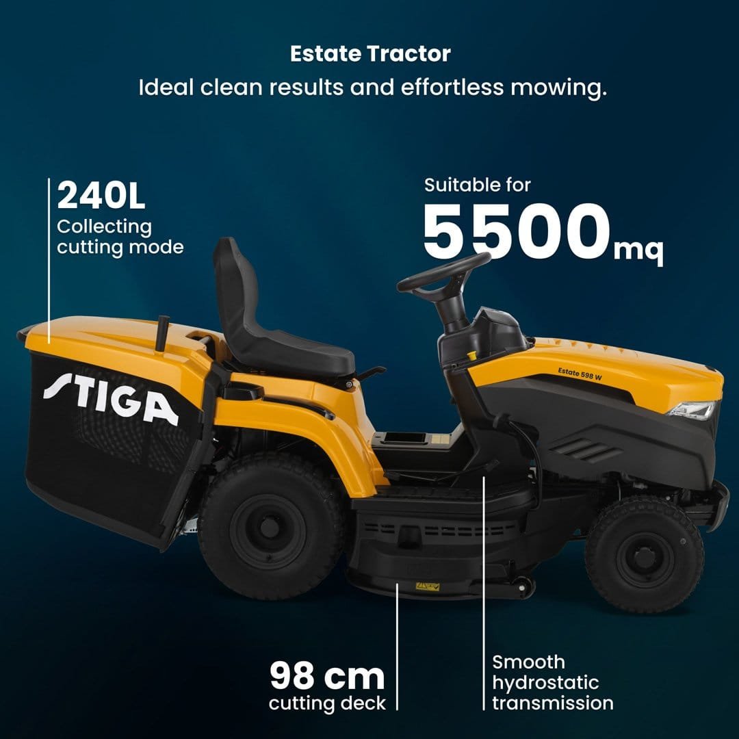 B0BWHLCDWM.PT01 Stiga Estate 598W Garden Tractor