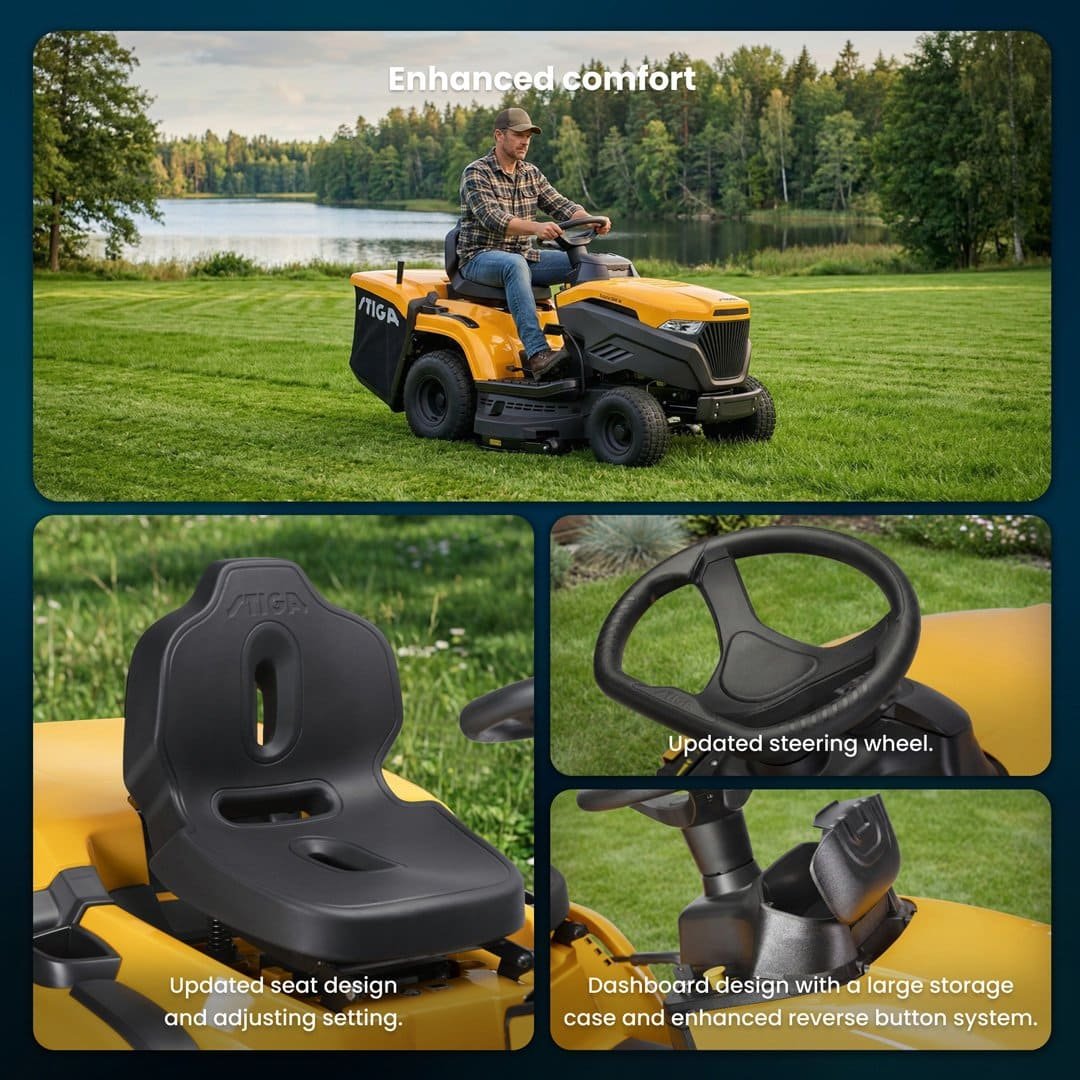 B0BWHLCDWM.PT05 Stiga Estate 598W Garden Tractor