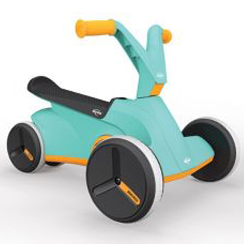 Berg Go2 Ride and Pedal Scooter Twirl Turquoise