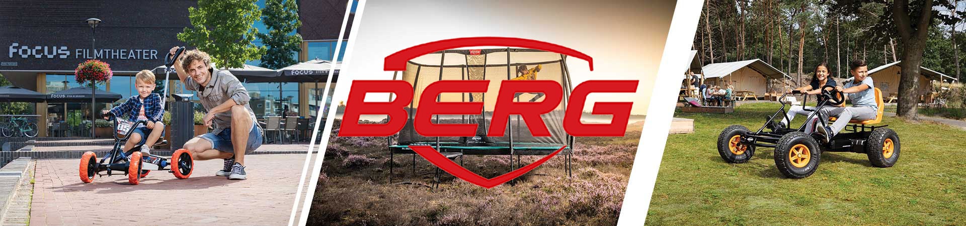 berg ride-on toys, go-carts and trampolines