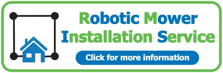 Robotic mower install service