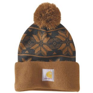 Carhartt Knit Pom Jacquard Beanie