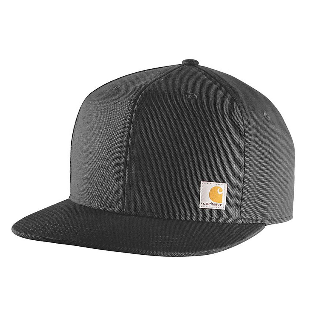 106665-blk-01 Carhartt Firm Duck Cap