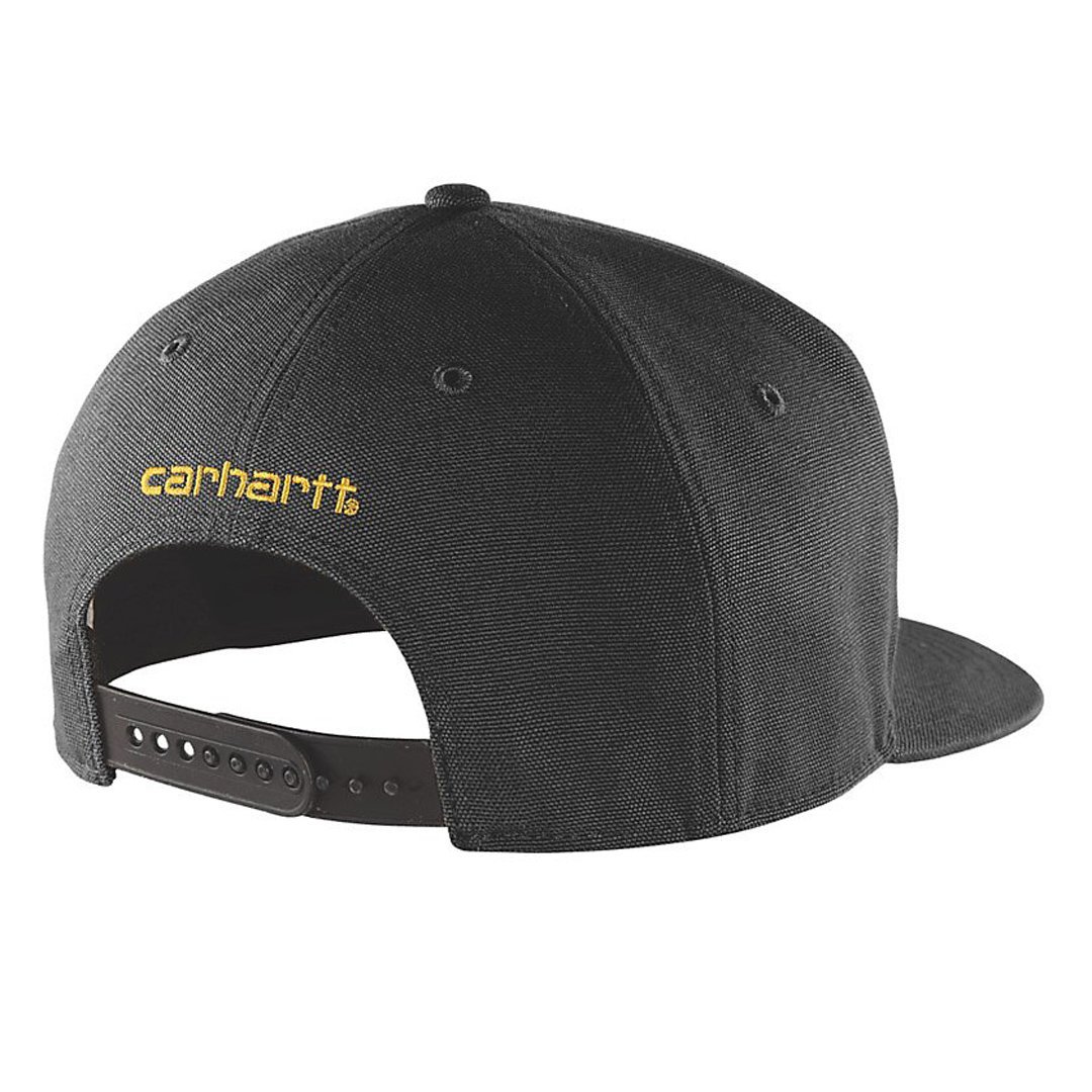 106665-blk-02 Carhartt Firm Duck Cap