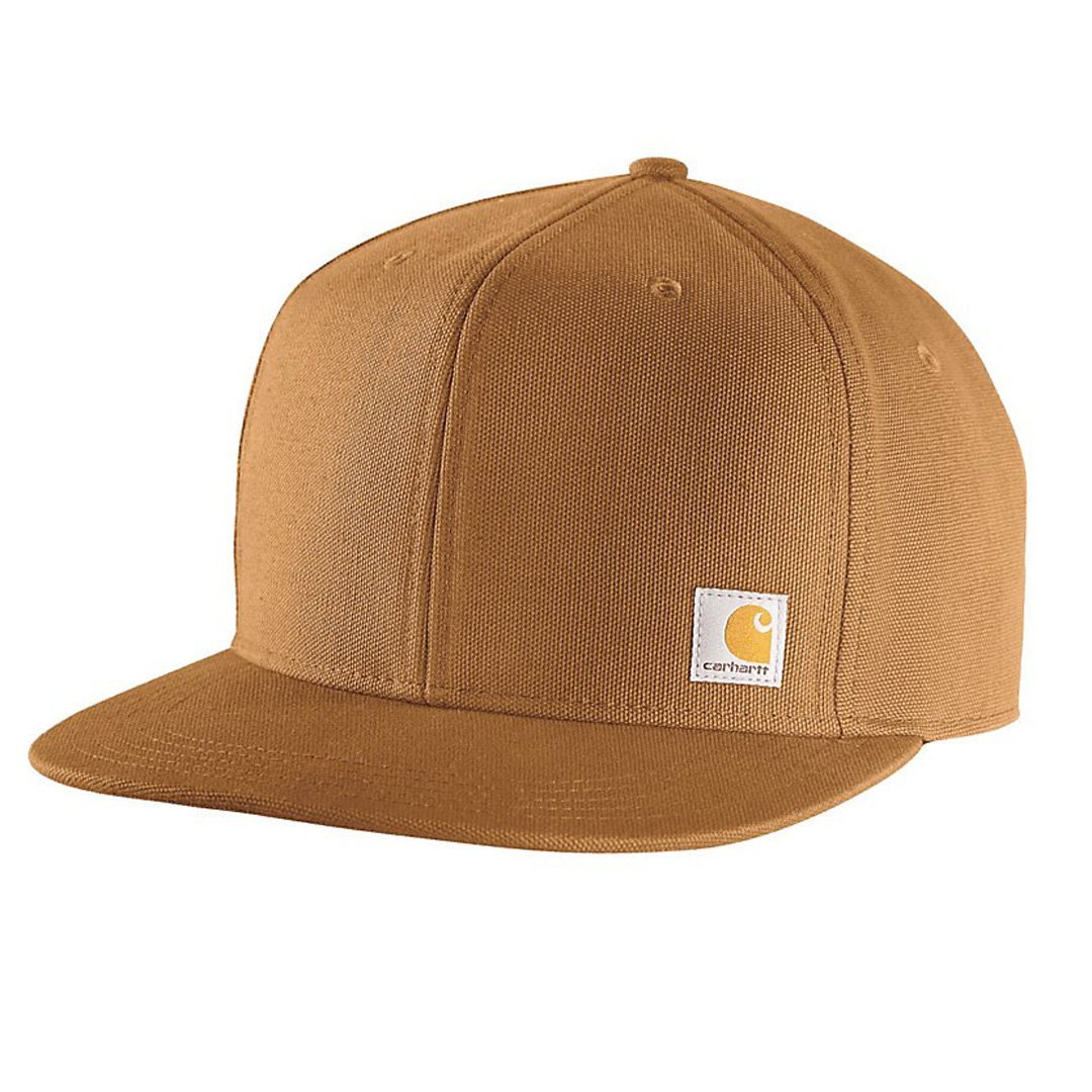 106665-brn-01 Carhartt Firm Duck Cap