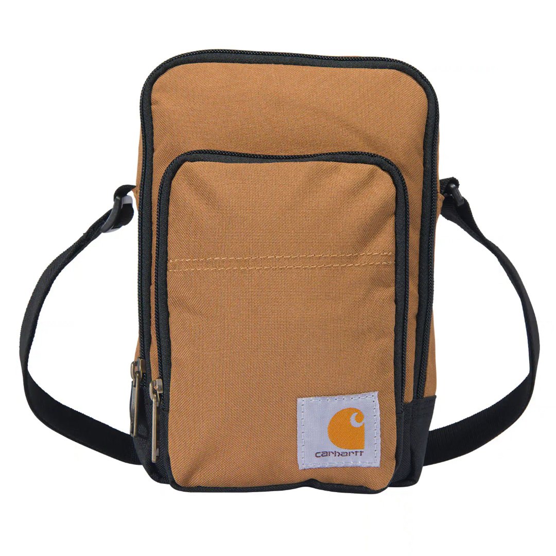 b0000511-brn-01 Carhartt Crossbody Zip Bag