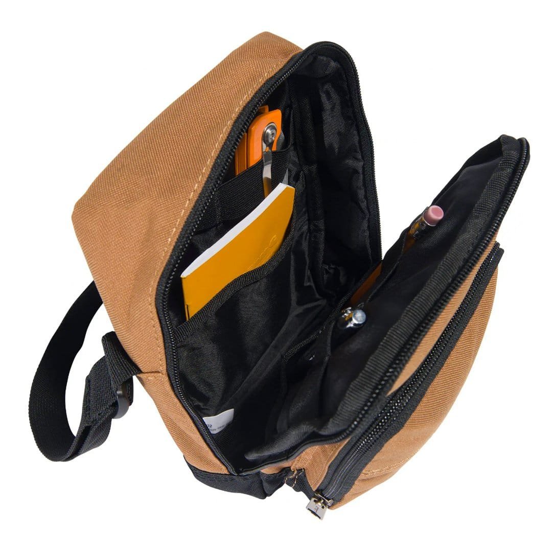 b0000511-brn-02 Carhartt Crossbody Zip Bag