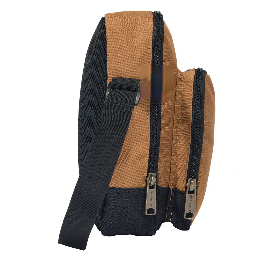 b0000511-brn-03 Carhartt Crossbody Zip Bag