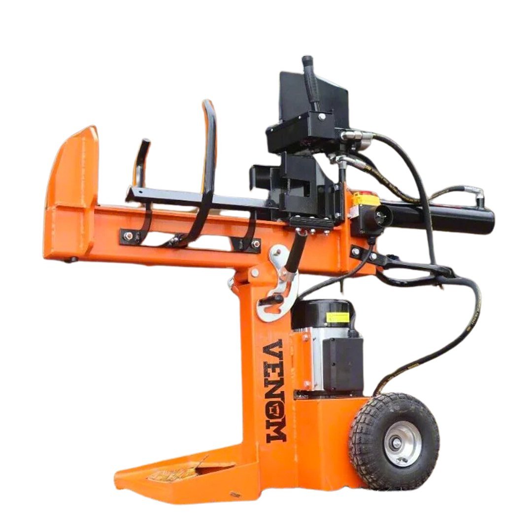 elec-12ton-01 Rock 12ton Venom Compact Series Electric Log Splitter