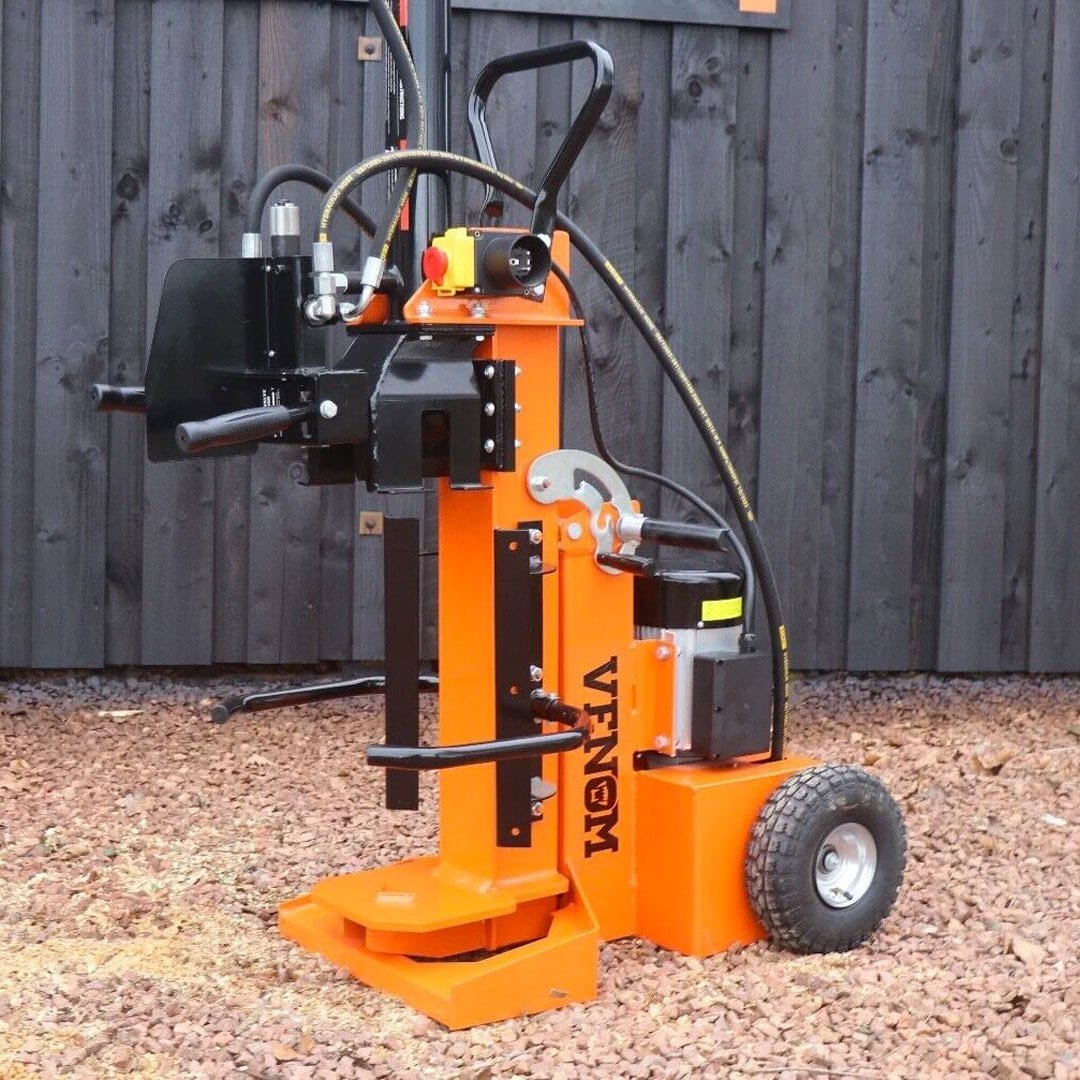 elec-12ton-02 Rock 12ton Venom Compact Series Electric Log Splitter