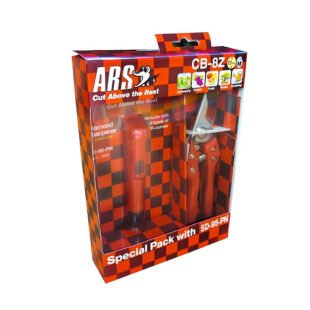 ARS CB-8Z Secateurs & Diamond Sharpener