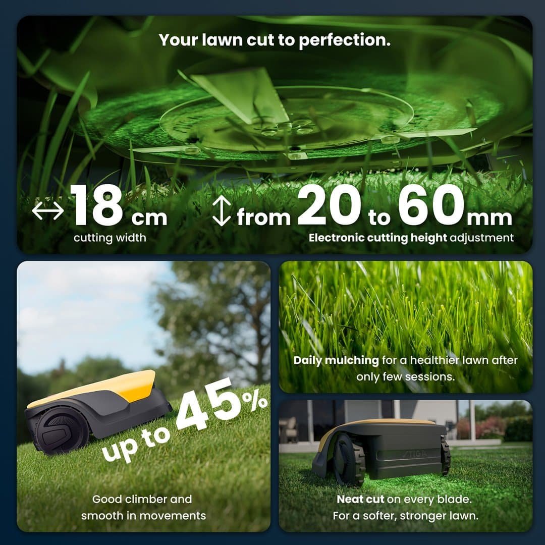 A10V.PT02 Stiga A10v Automatic Robot Lawnmower