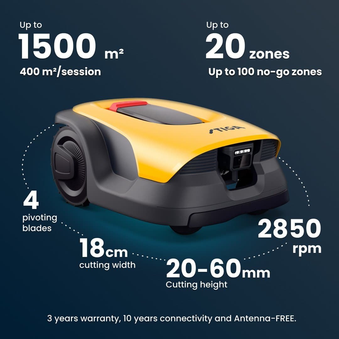 A15V.PT06 Stiga A15v Automatic Robot Lawnmower