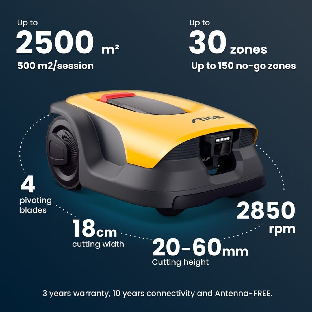 A25V.PT07 Stiga A25v Automatic Robot Lawnmower