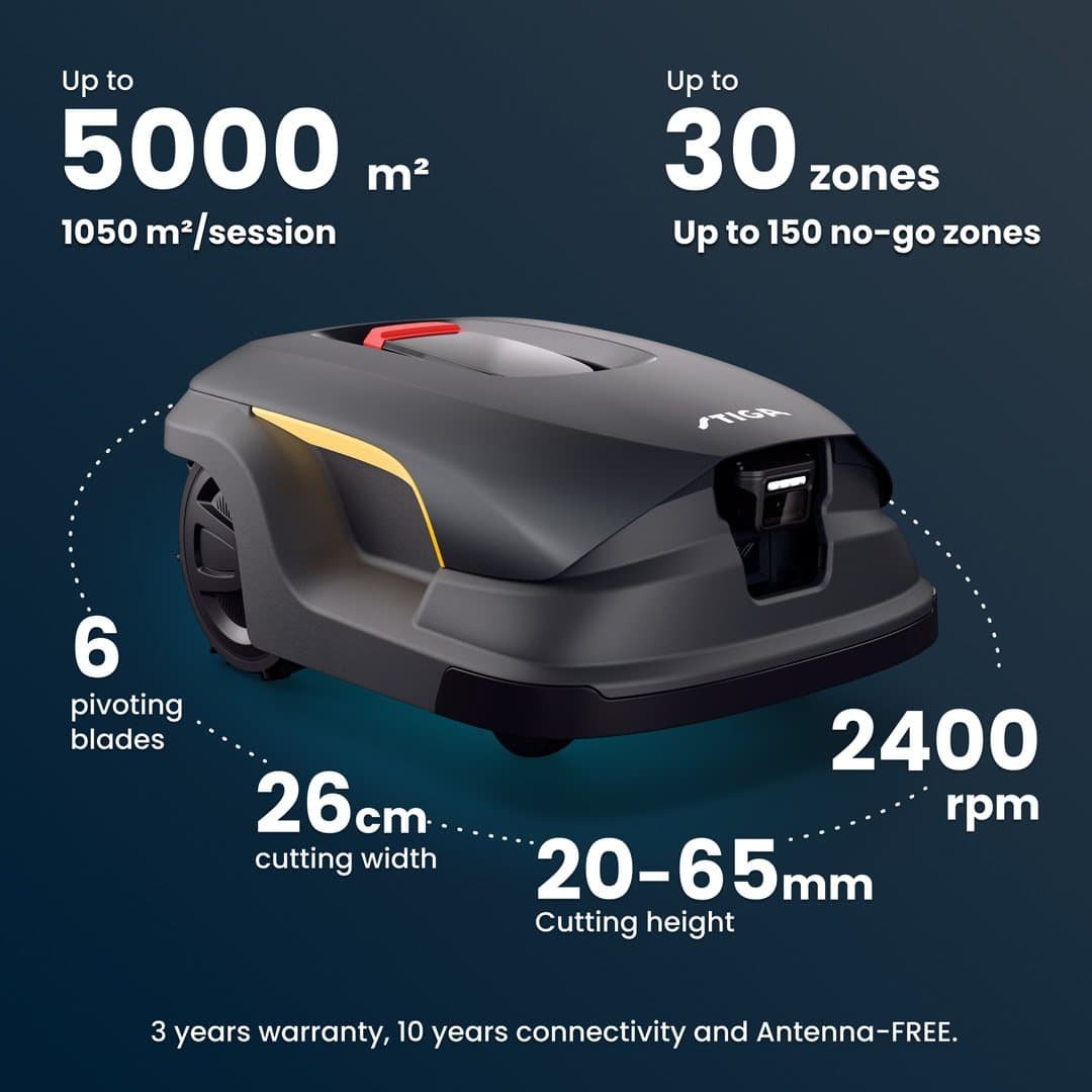 A50V.PT07 Stiga A50v Automatic Robot Lawnmower