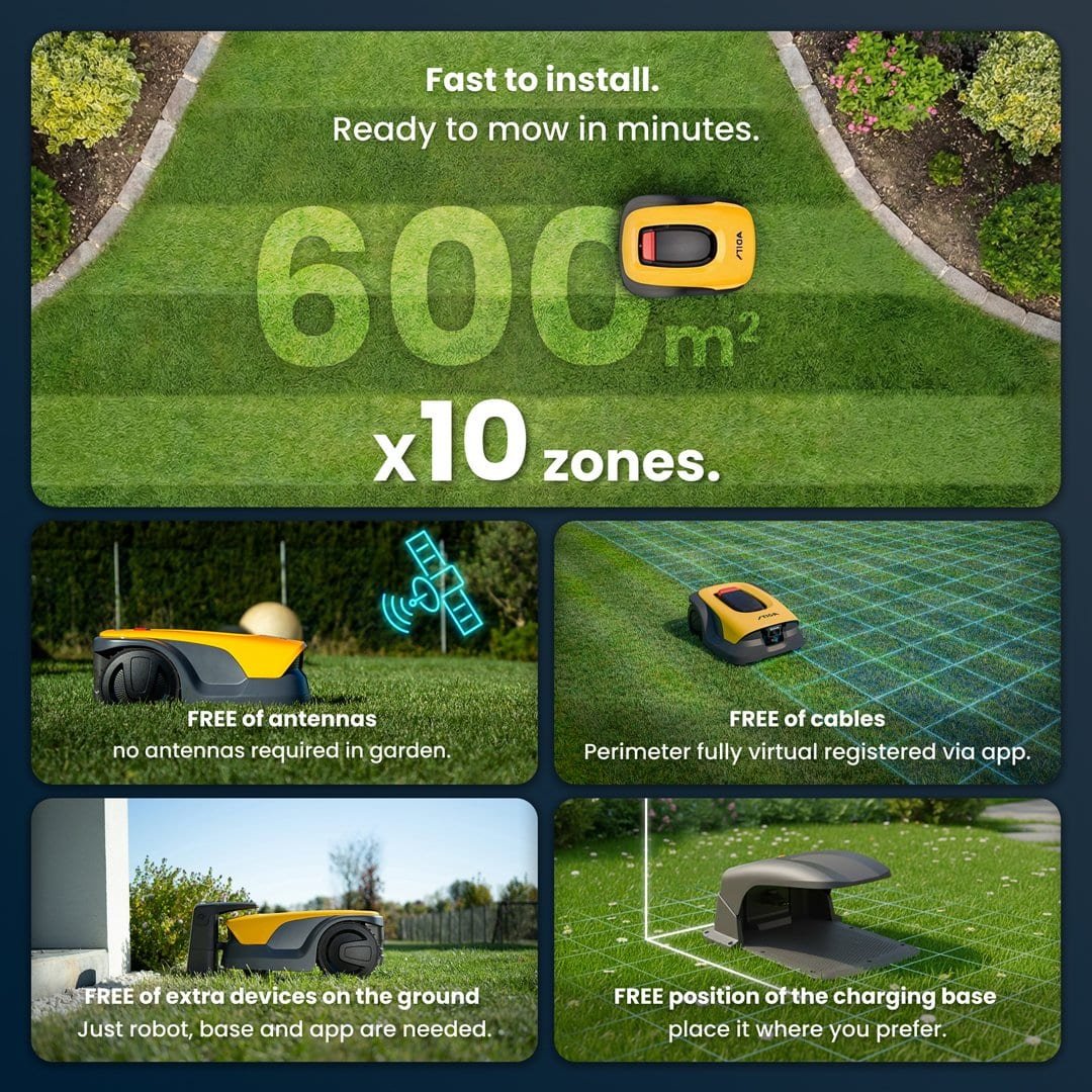 A6V.PT01 Stiga A6v Automatic Robot Lawnmower