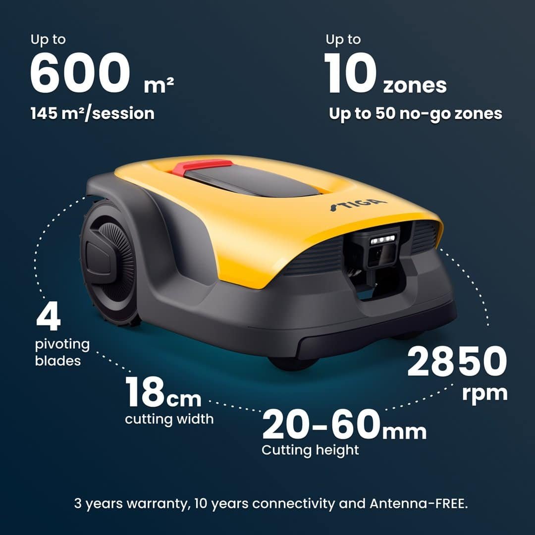A6V.PT06 Stiga A6v Automatic Robot Lawnmower