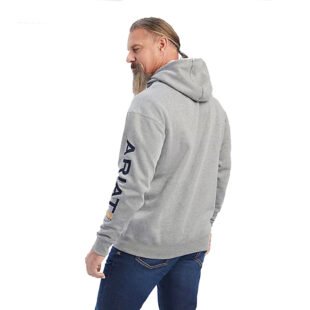 Ariat Rebar Graphic Hoodie Heather Grey