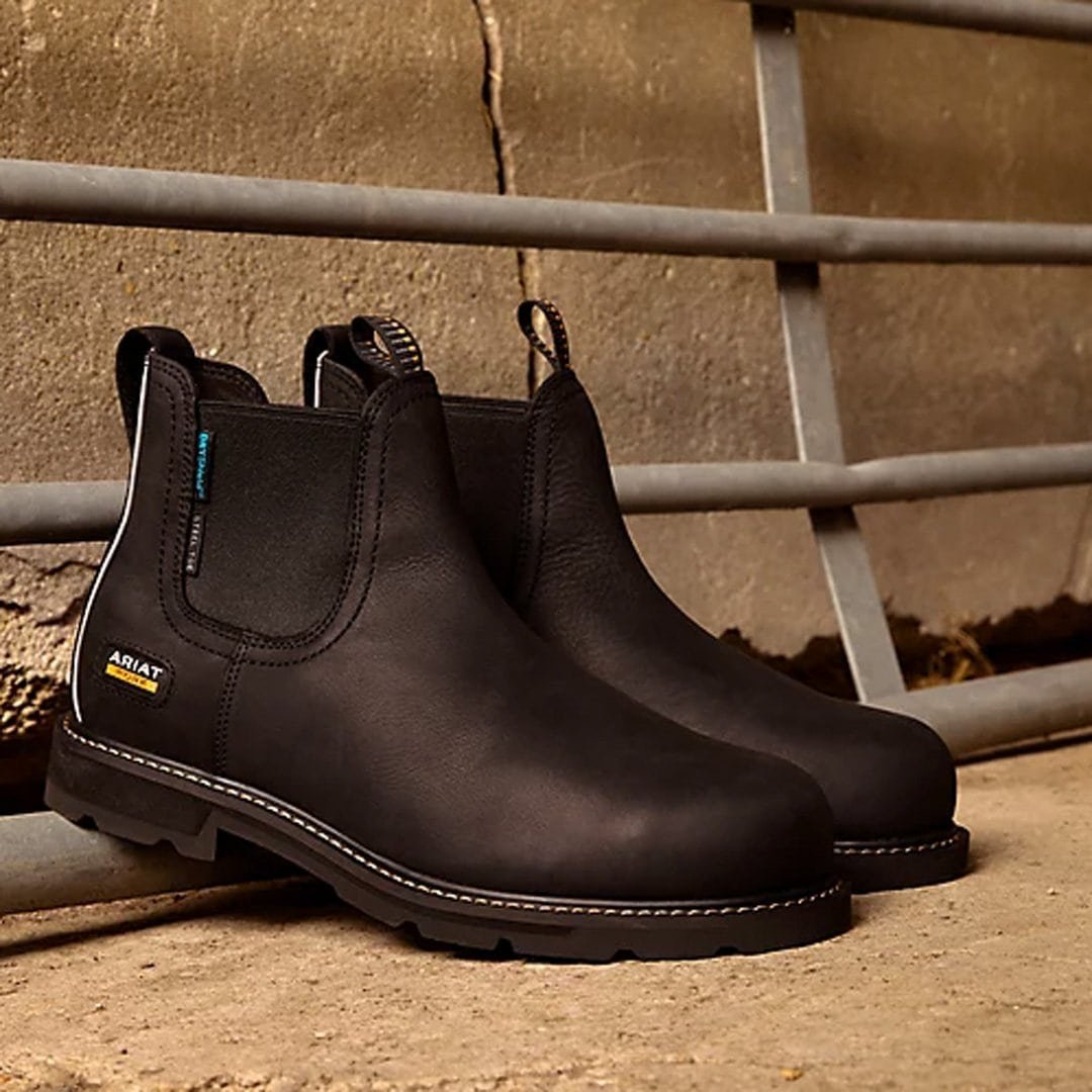 10050822-blk-03 Ariat Men's Groundbreaker Chelsea Boots