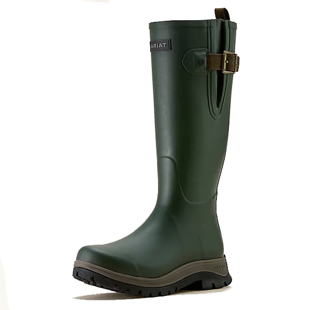 10063878-ON-02 Ariat Woodstock Rubber Boots Olive Night