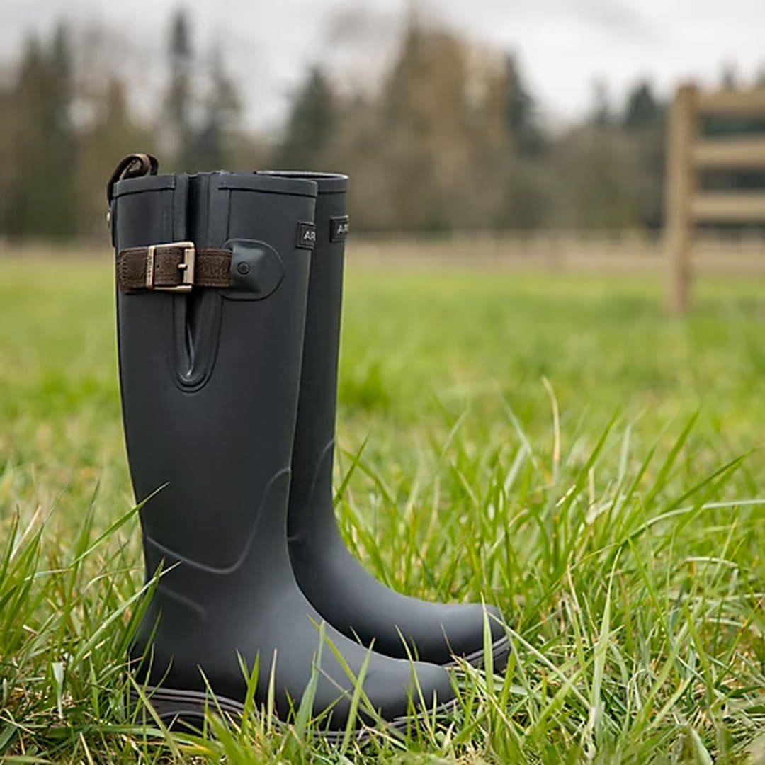 10063878-ON-03 Ariat Woodstock Rubber Boots Olive Night