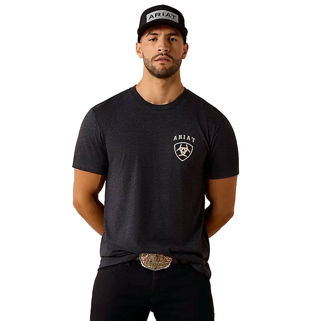 10071195-cha-02 Ariat Men's American Bison Classic Fit T-Shirt