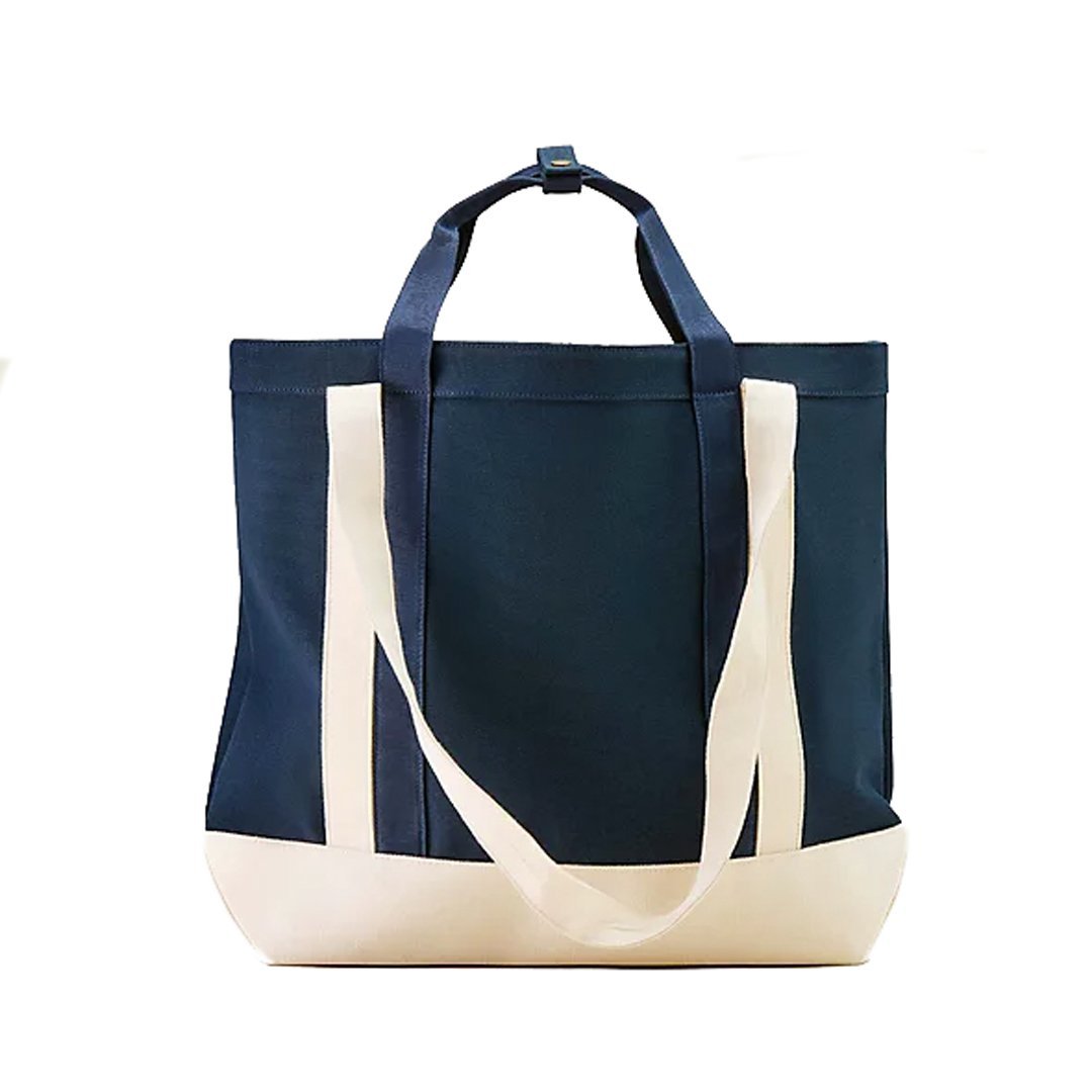 10074674-nvy-02 Ariat Collegiate Tote Bag Dark Navy