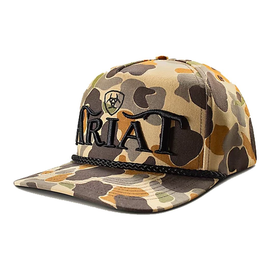 10076304-cam-01 Ariat 3D Embroidered Camouflage Cap