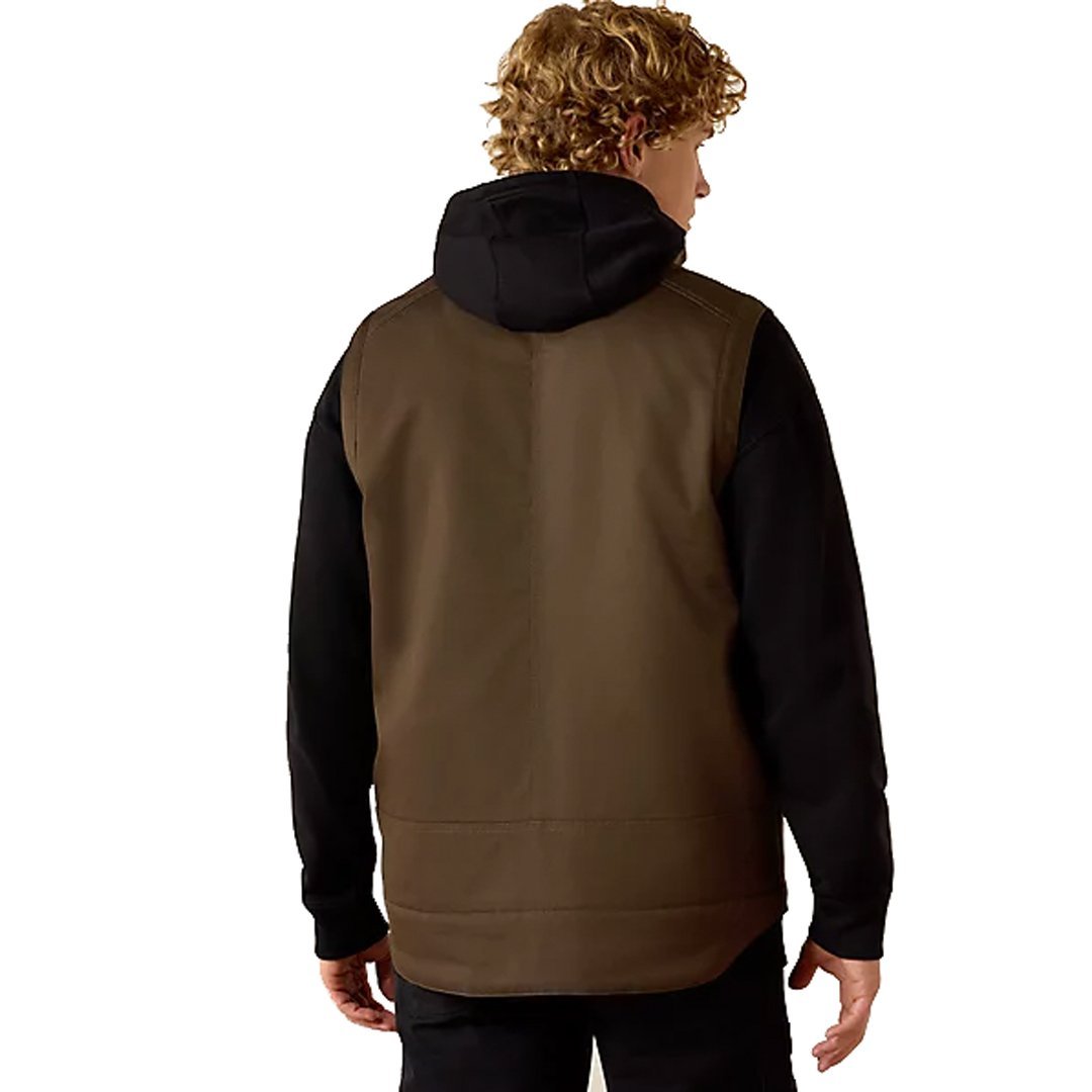 10027851-wren-02 Ariat Rebar Dual Canvas Gilet Wren
