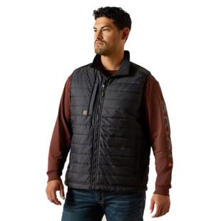 Ariat Rebar Cordura Ripstop Lightweight Insulated Gilet Black