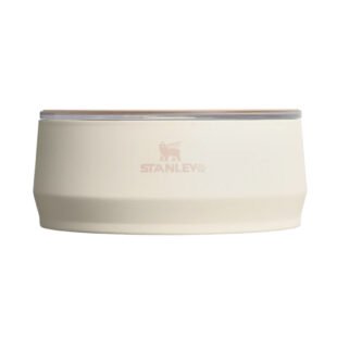 stanley cream dog bowl
