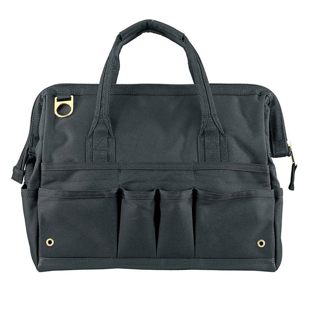 b0000518-blk-002 Carhartt 16-Inch 30 Pocket Heavyweight Tool Bag Black