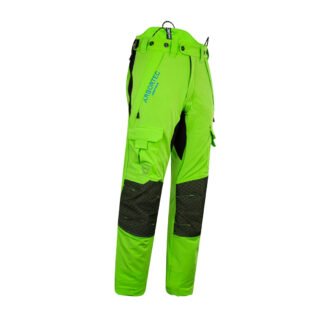 Arbortec AT4062 Vented Chainsaw Trousers Lime